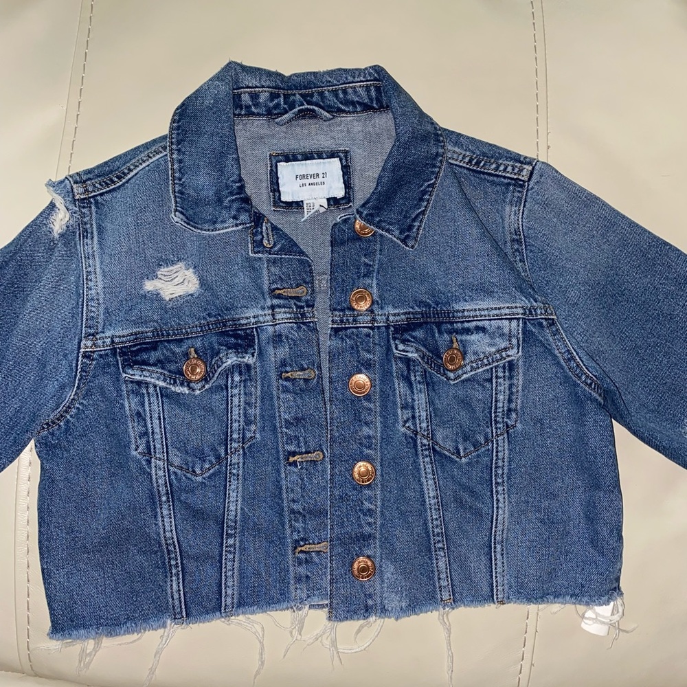 Cropped Jean Jacket